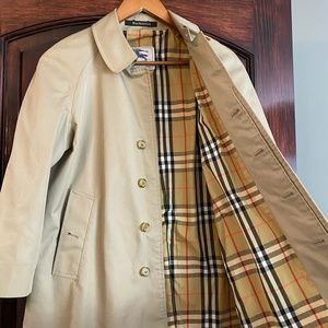 Burberry Vintage 1980's Tan Children's Trenchcoat